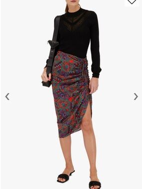 VERONICA BEARD
Aero Black Crochet Detail Sweater Small